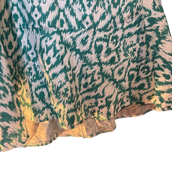 NWOT-Green and White Patterned Women's Dress - Picture 7 of 7